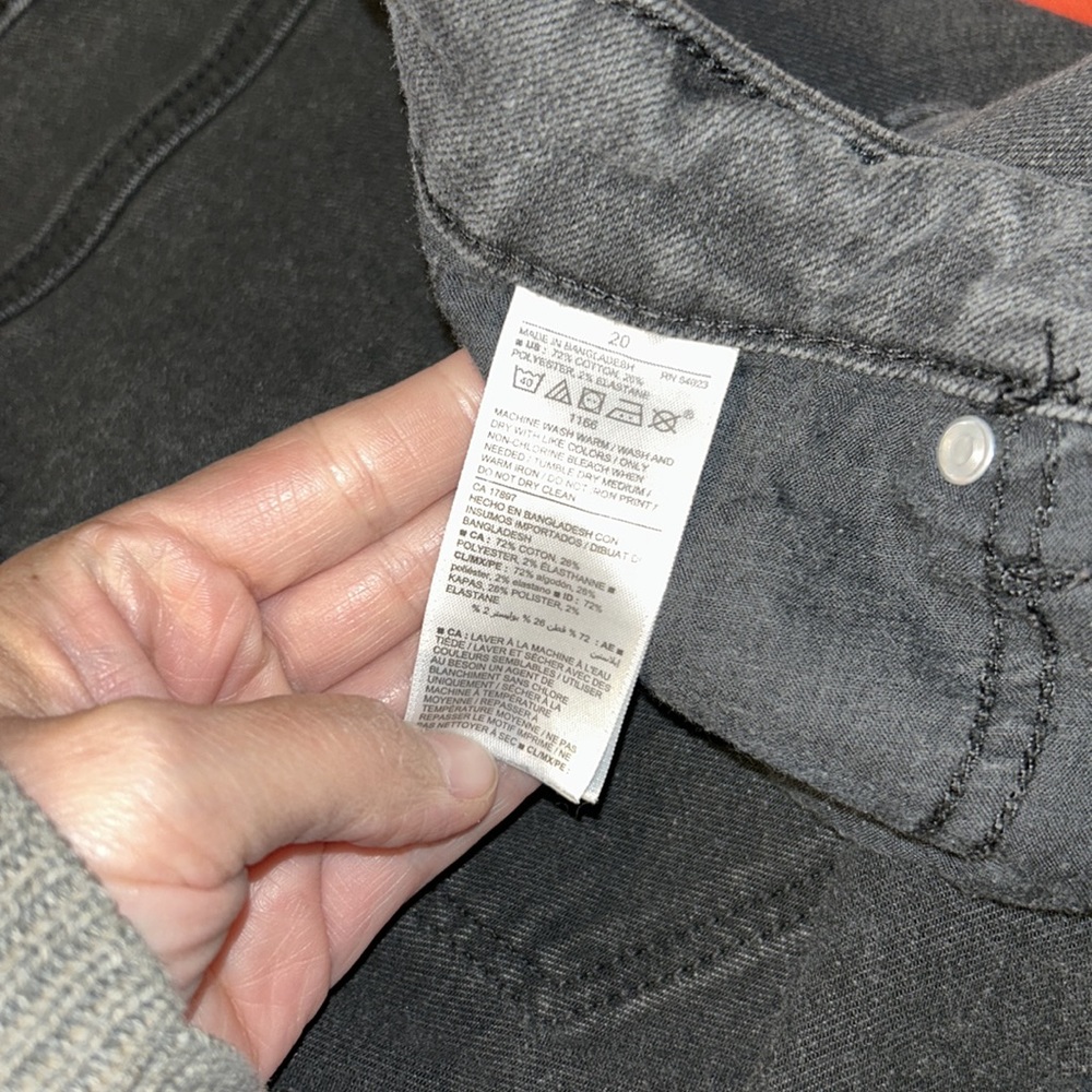 Black Denim Skirt - Picture 3 of 5